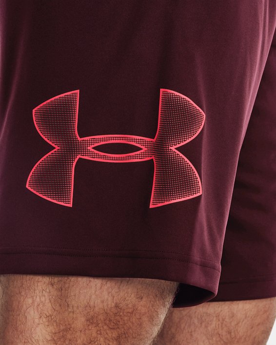 Men's UA Tech™ Graphic Shorts in Maroon image number 3
